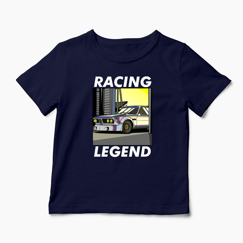 Tricou Personalizat BMW E9 Legend - Copii-Bleumarin