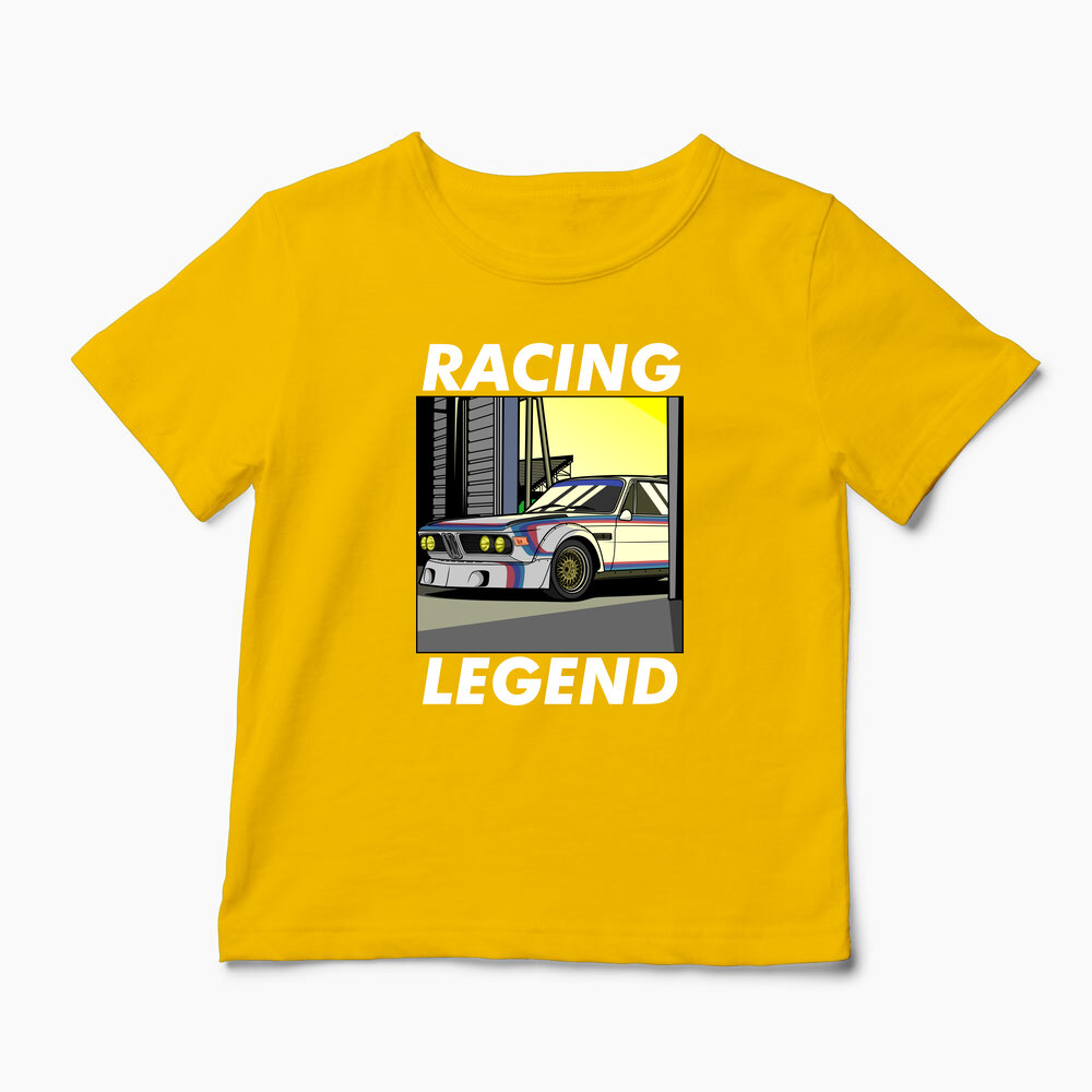 Tricou Personalizat BMW E9 Legend - Copii-Galben