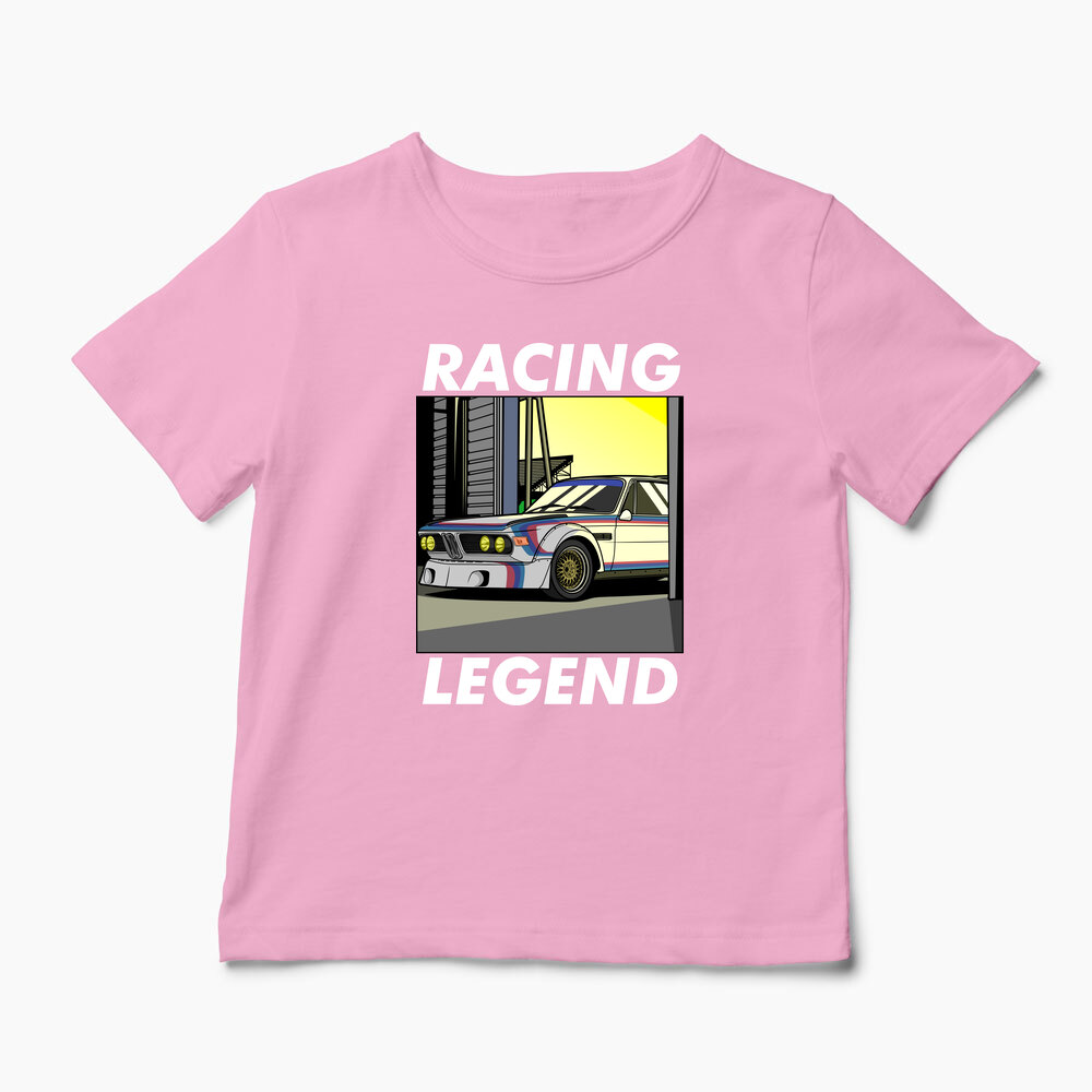 Tricou Personalizat BMW E9 Legend - Copii-Roz