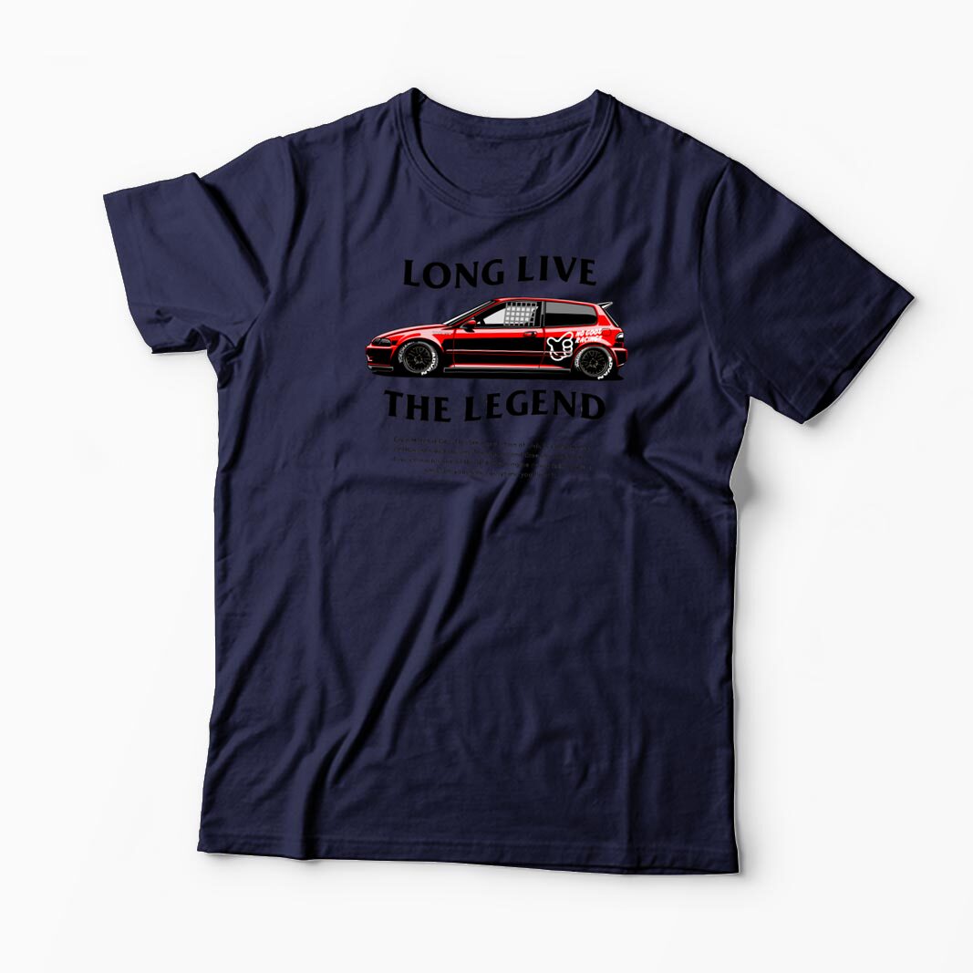 Tricou Personalizat Civic EG6 The Legend - Bărbați-Bleumarin