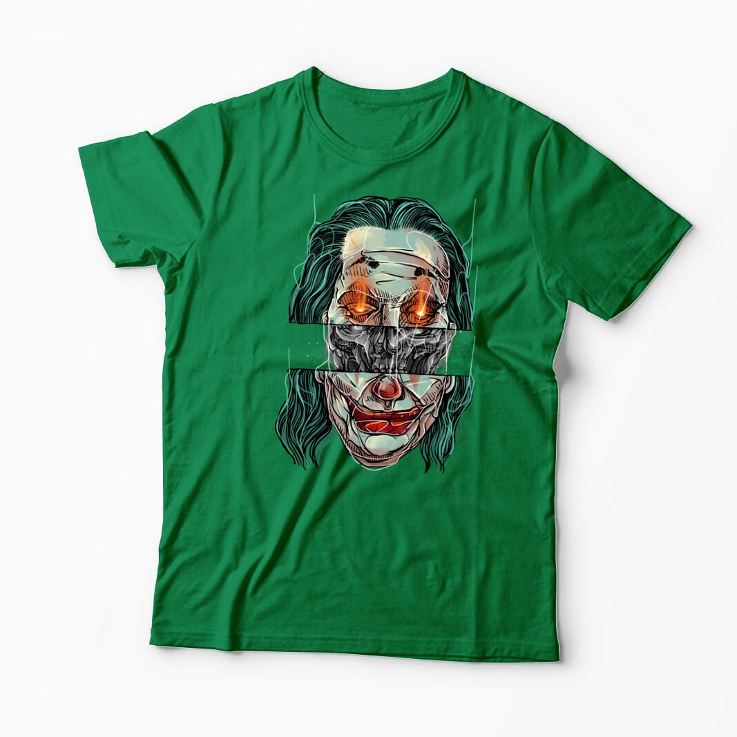 Tricou Personalizat Craniu Joker - Bărbați-Verde