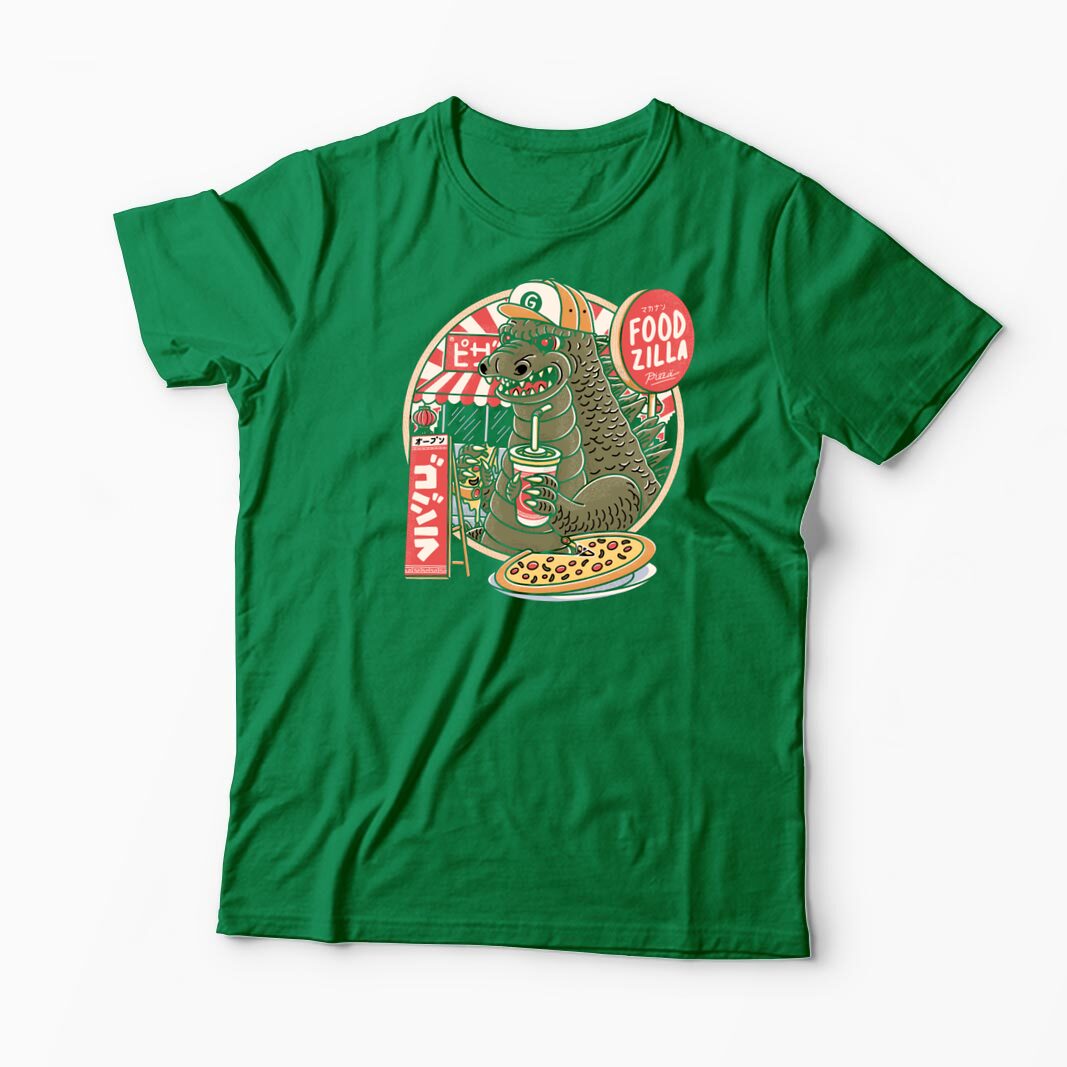 Tricou Personalizat FoodZilla Pizza - Bărbați-Verde