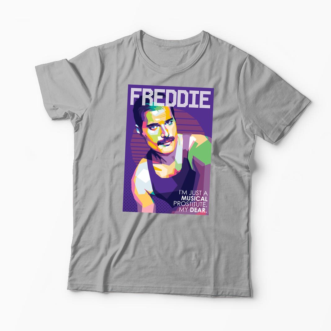 Tricou Personalizat Freddie - I'm Just a Musical... - Bărbați-Gri