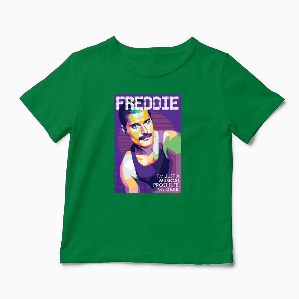 Tricou Personalizat Freddie - I'm Just a Musical... - Copii-Verde