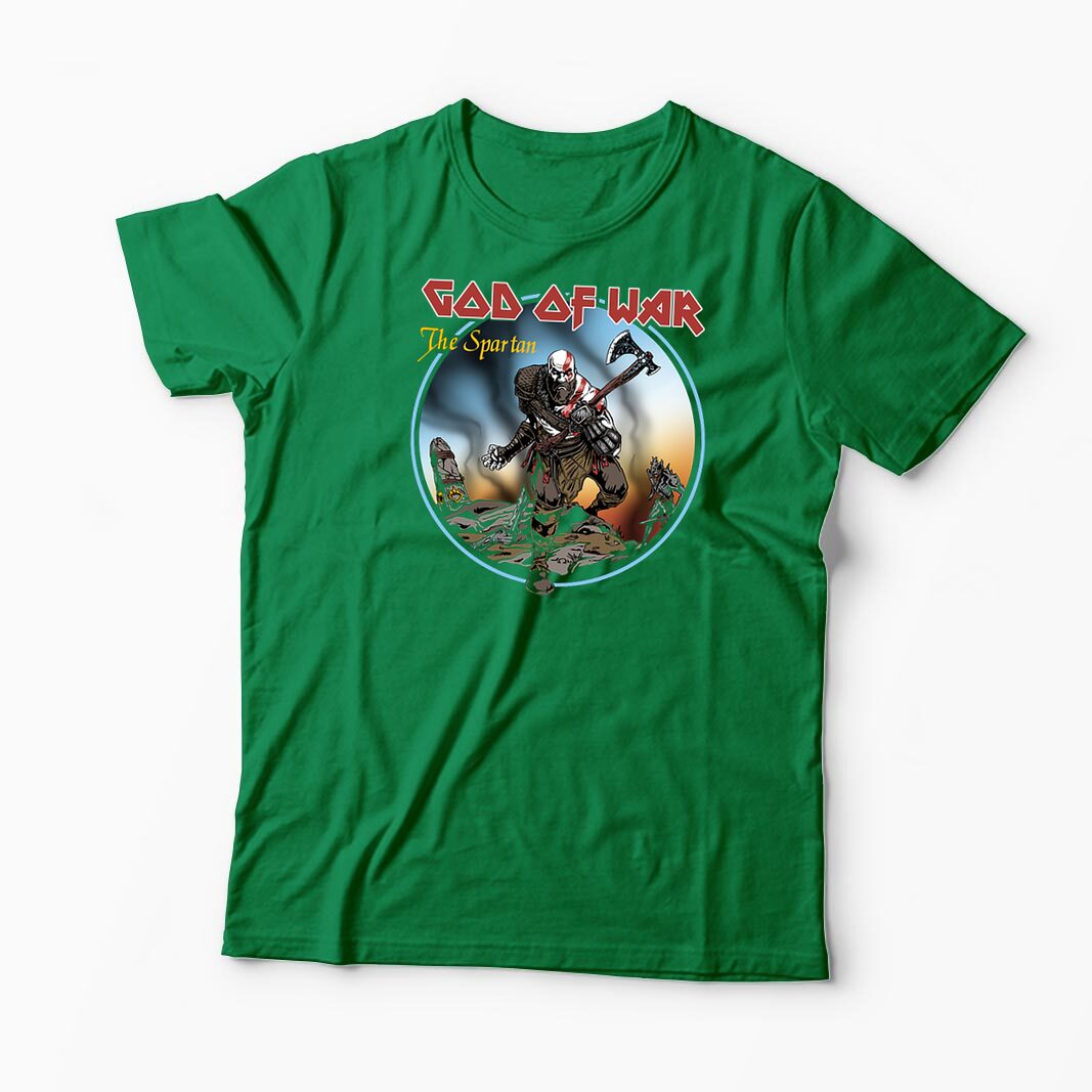 Tricou Personalizat God Of War The Spartan - Bărbați-Verde