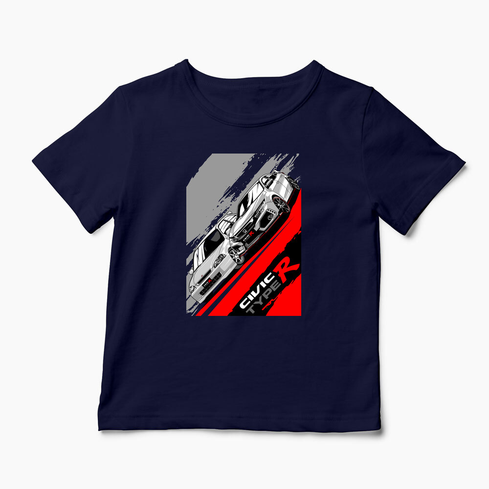 Tricou Personalizat Honda Civic Type R Legend - Copii-Bleumarin