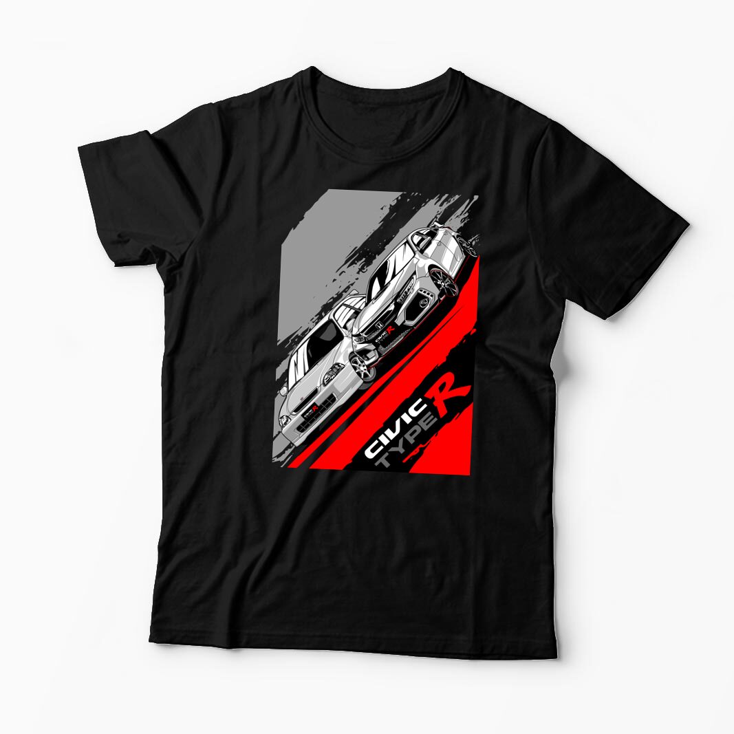 Tricou Personalizat Honda Civic Type R Legend - Bărbați-Negru