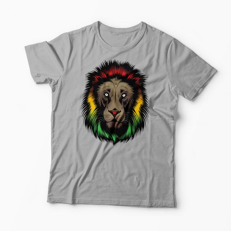 Tricou Personalizat Iron Lion Zion - Bărbați-Gri