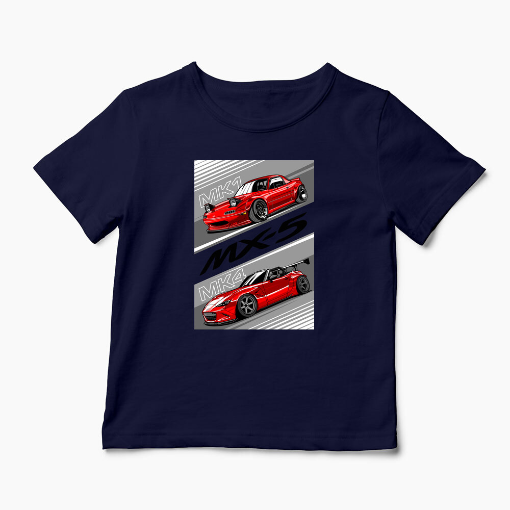 Tricou Personalizat Mazda MX-5 NA ND - Copii-Bleumarin