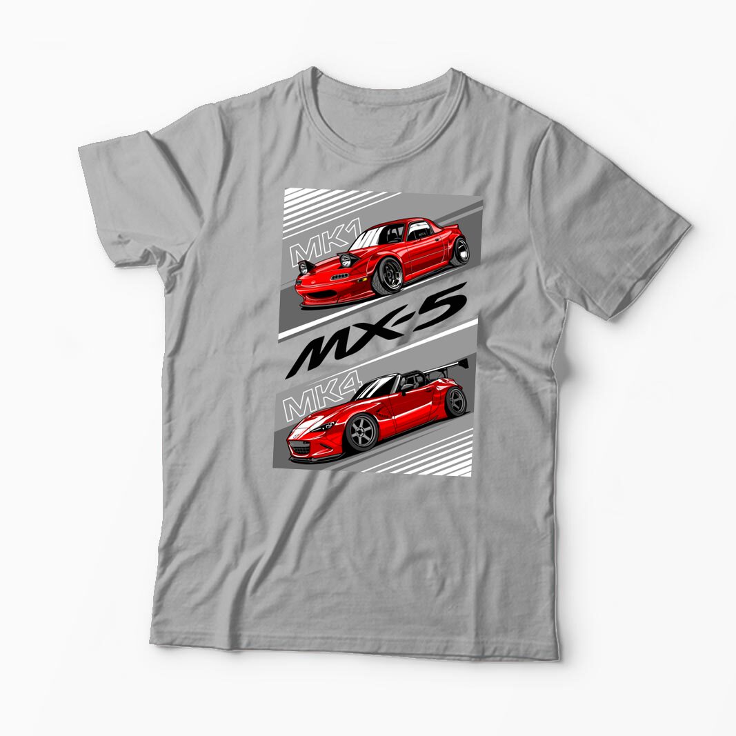 Tricou Personalizat Mazda MX-5 NA ND - Bărbați-Gri