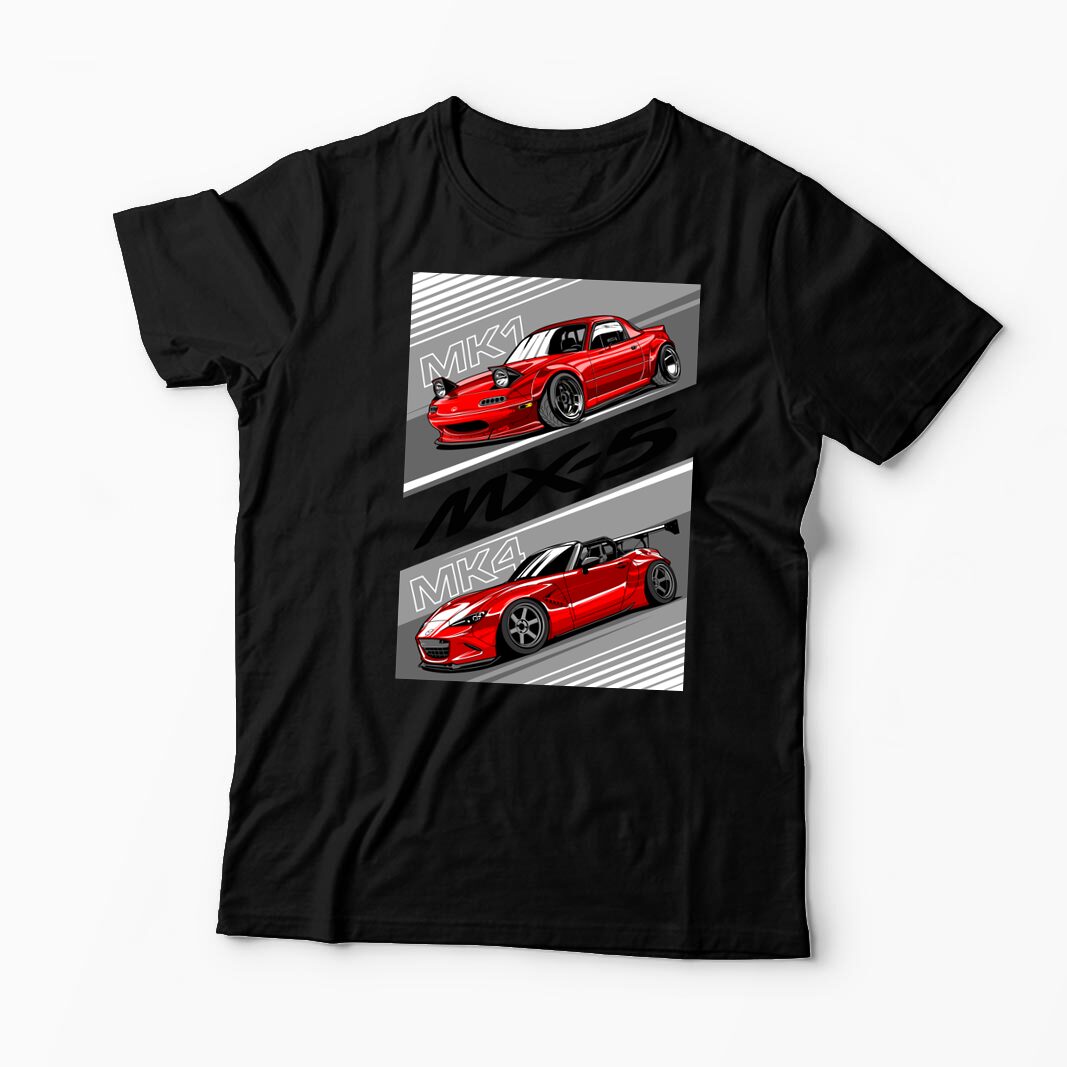 Tricou Personalizat Mazda MX-5 NA ND - Bărbați-Negru