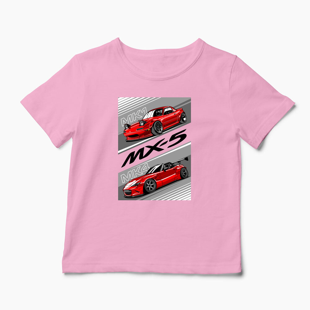 Tricou Personalizat Mazda MX-5 NA ND - Copii-Roz