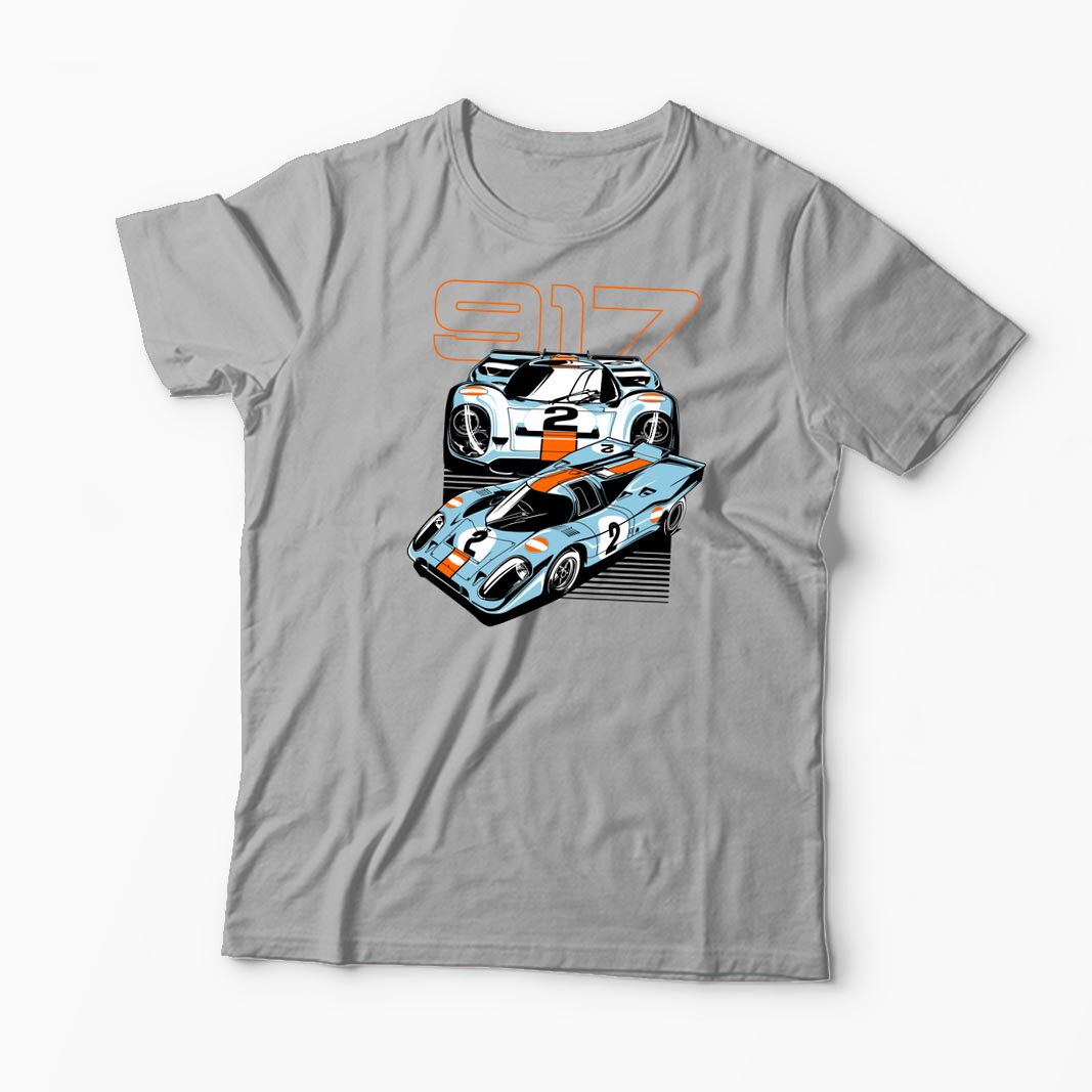 Tricou Personalizat Porsche 917 Le Mans - Bărbați-Gri