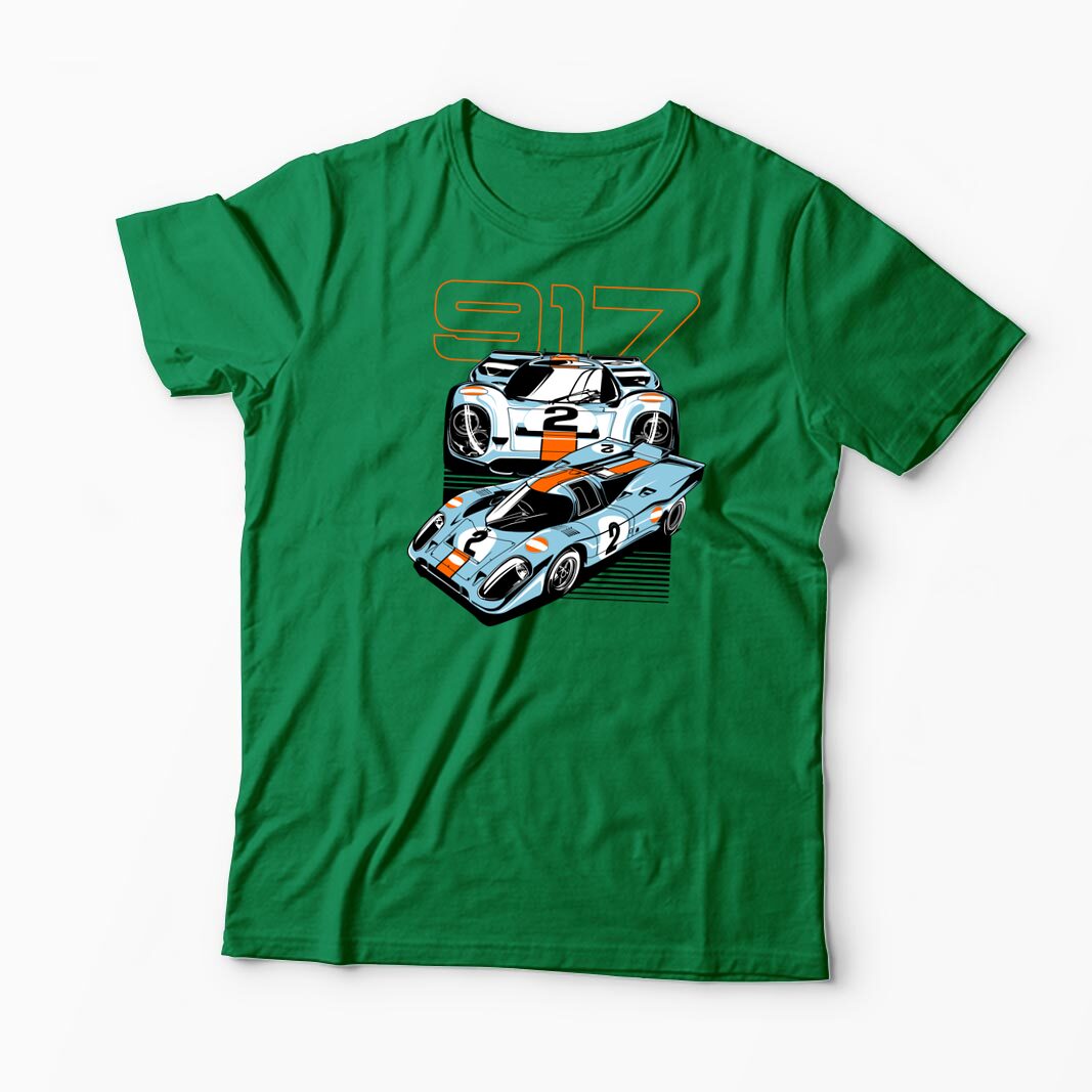 Tricou Personalizat Porsche 917 Le Mans - Bărbați-Verde