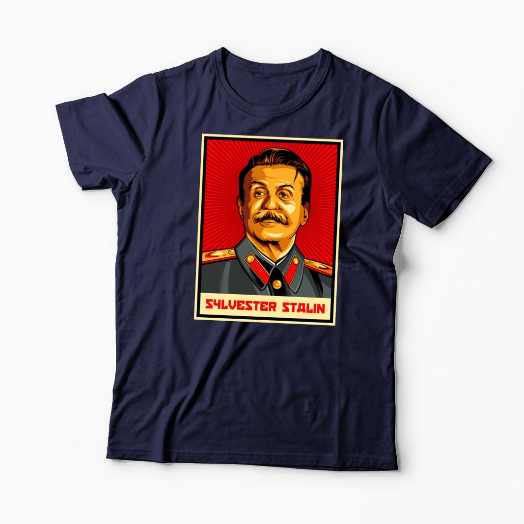 Tricou Personalizat Sylvester Stalin - Bărbați-Bleumarin