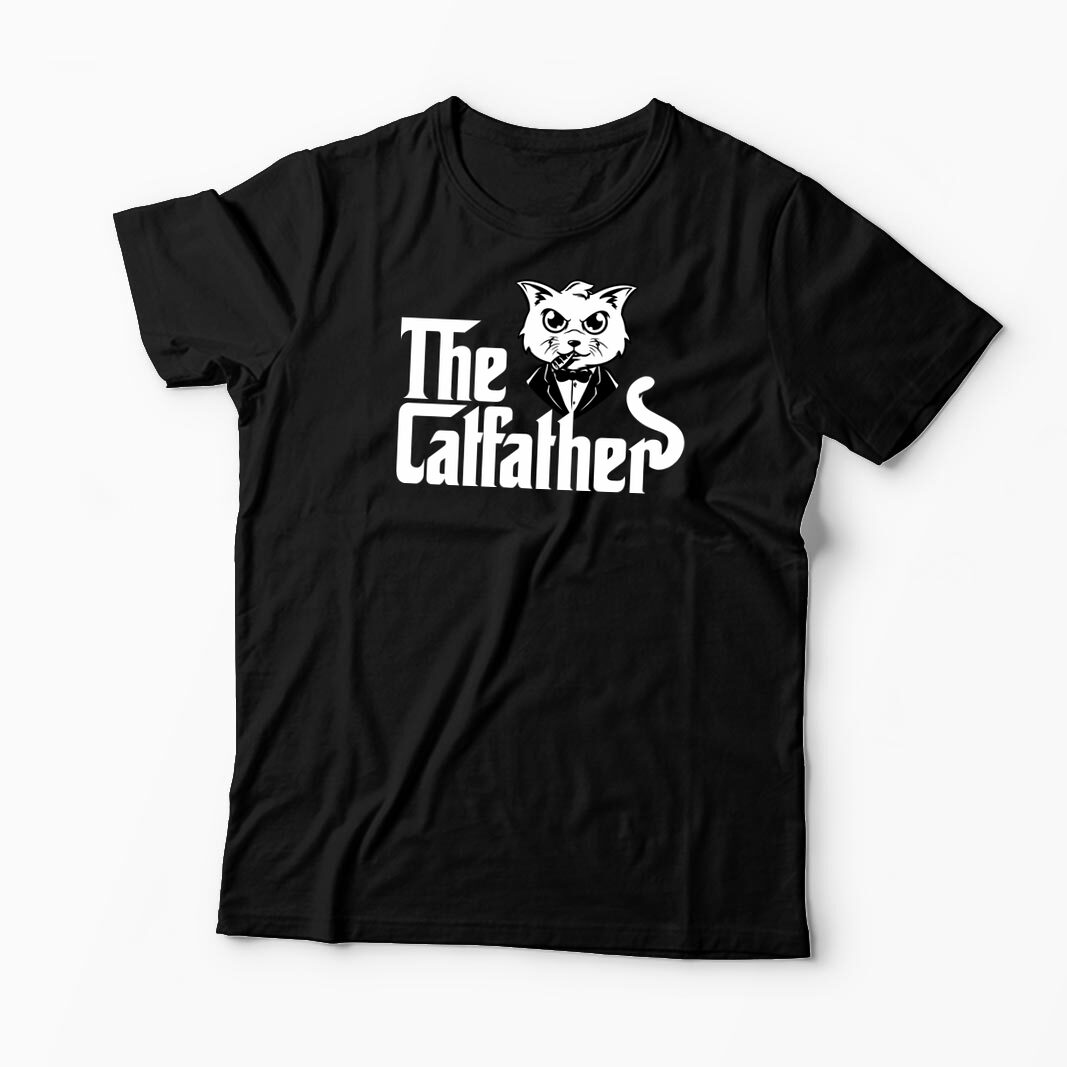 Tricou Personalizat The Catfather - Bărbați-Negru