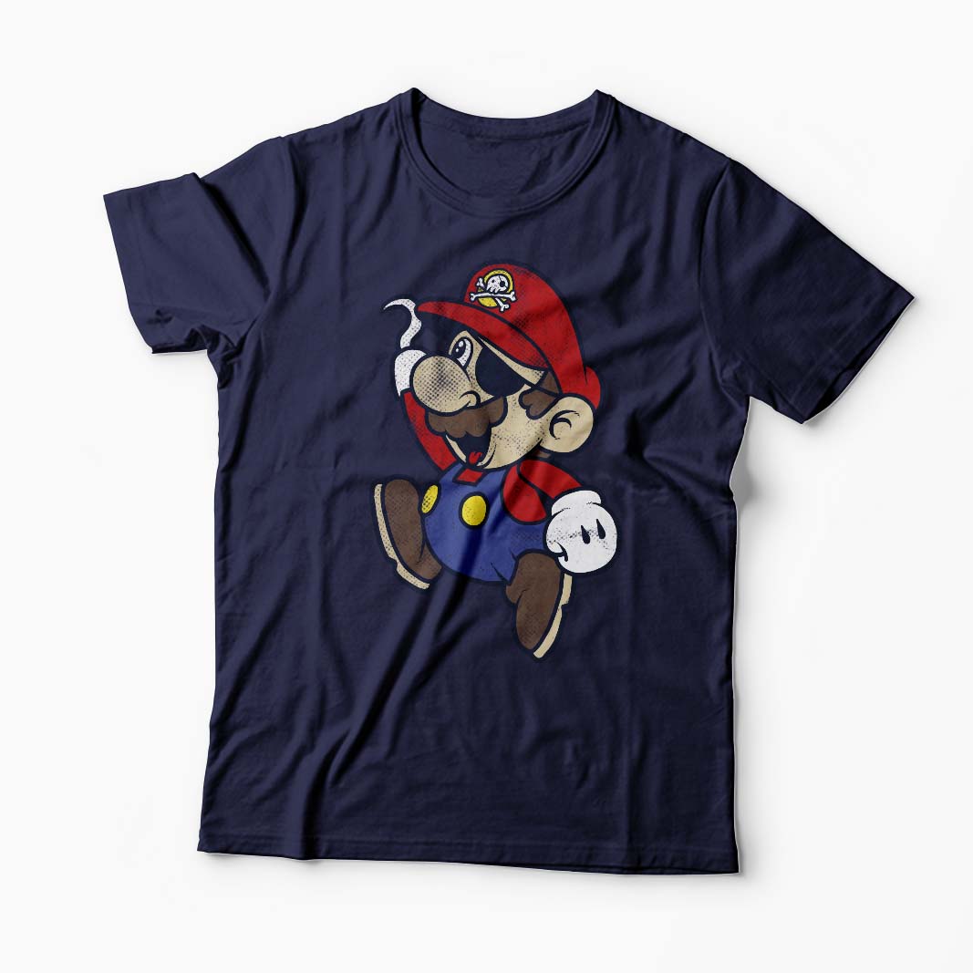 Tricou Pirat Super Mario - Bărbați-Bleumarin