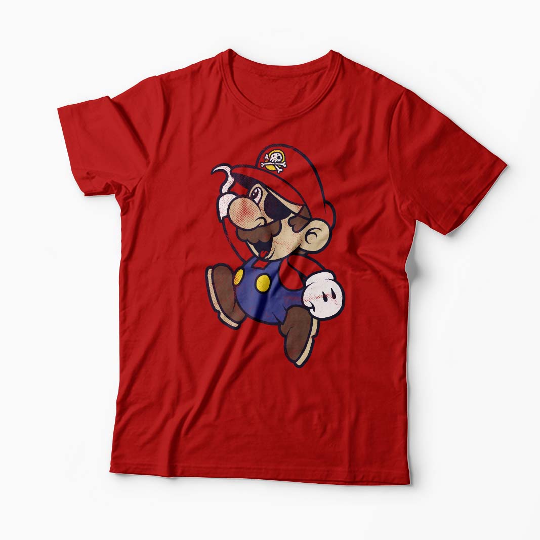 Tricou Pirat Super Mario - Bărbați-Roșu