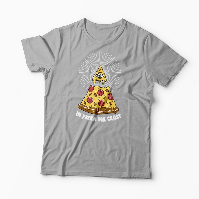 Tricou Pizza Illuminati - Bărbați-Gri