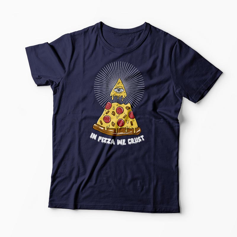 Tricou Pizza Illuminati - Bărbați-Bleumarin