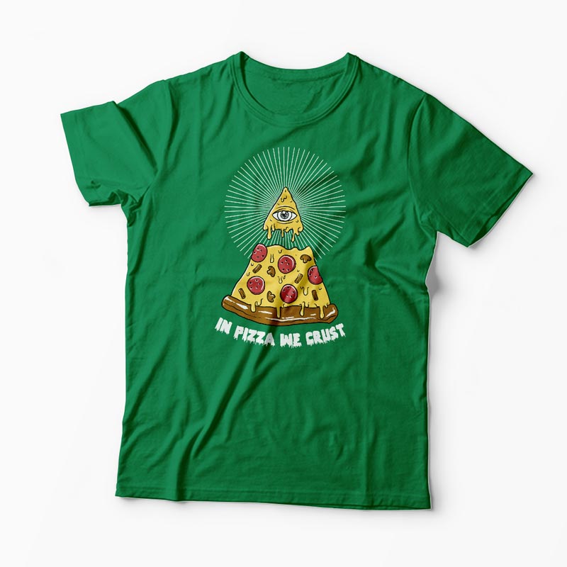 Tricou Pizza Illuminati - Bărbați-Verde