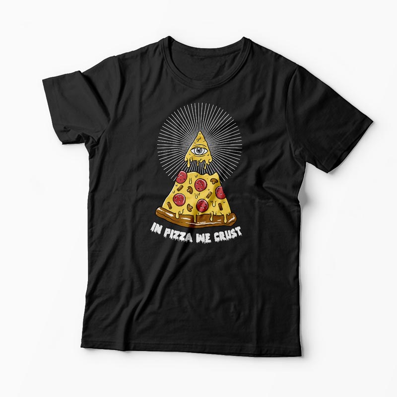 Tricou Pizza Illuminati - Bărbați-Negru