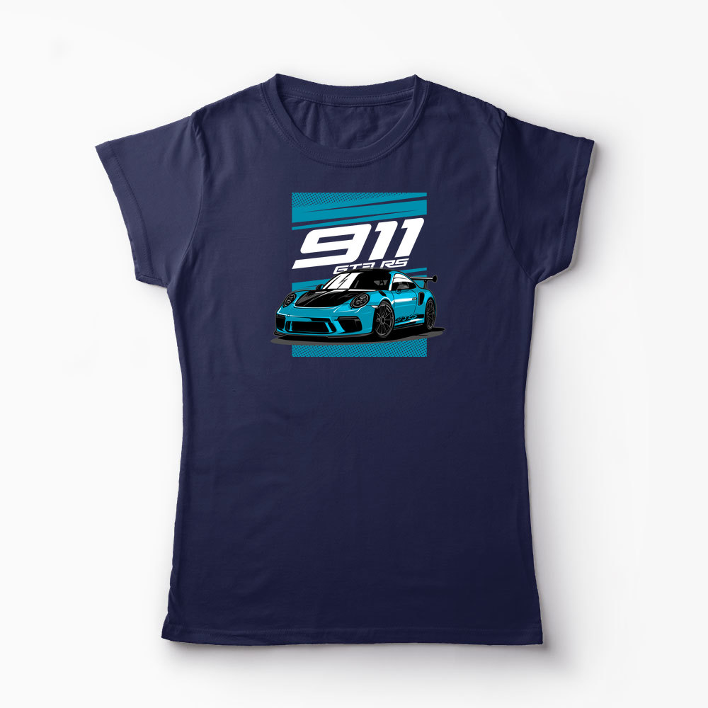 Tricou Mașină 911 GT3 RS - Femei-Bleumarin