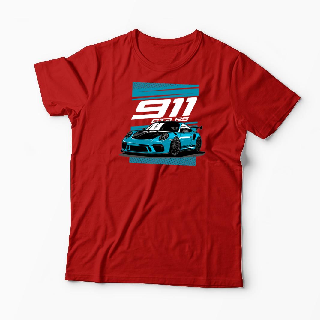 Tricou Mașină 911 GT3 RS - Bărbați-Roșu