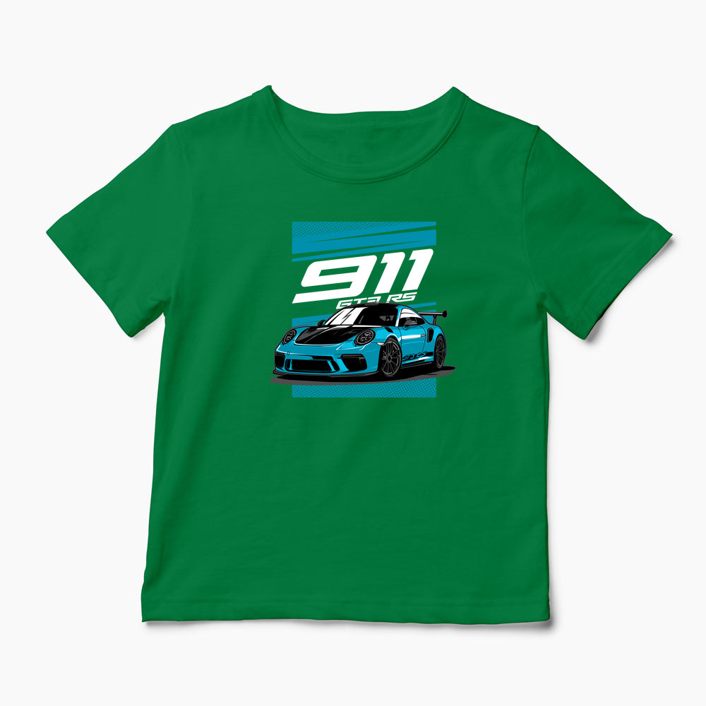 Tricou Mașină 911 GT3 RS - Copii-Verde