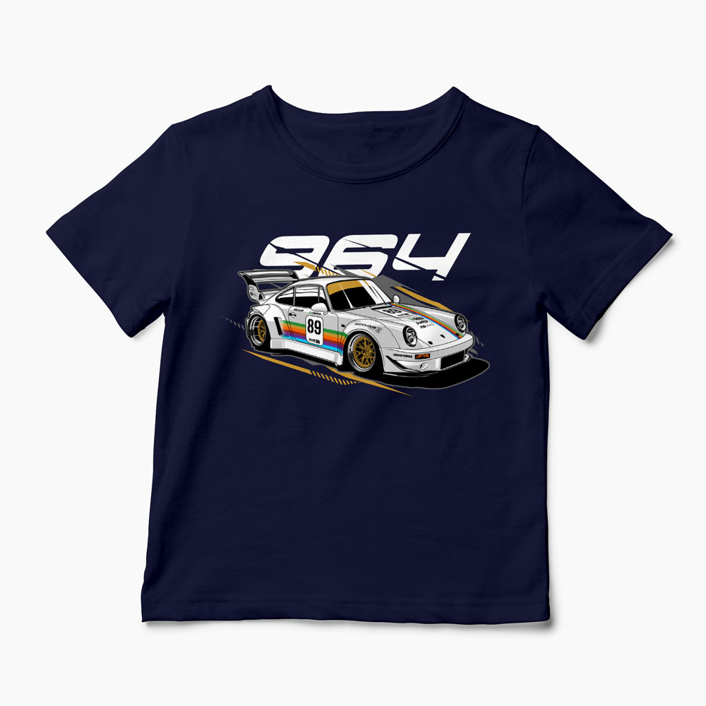 Tricou Porsche 964 RWB - Copii-Bleumarin