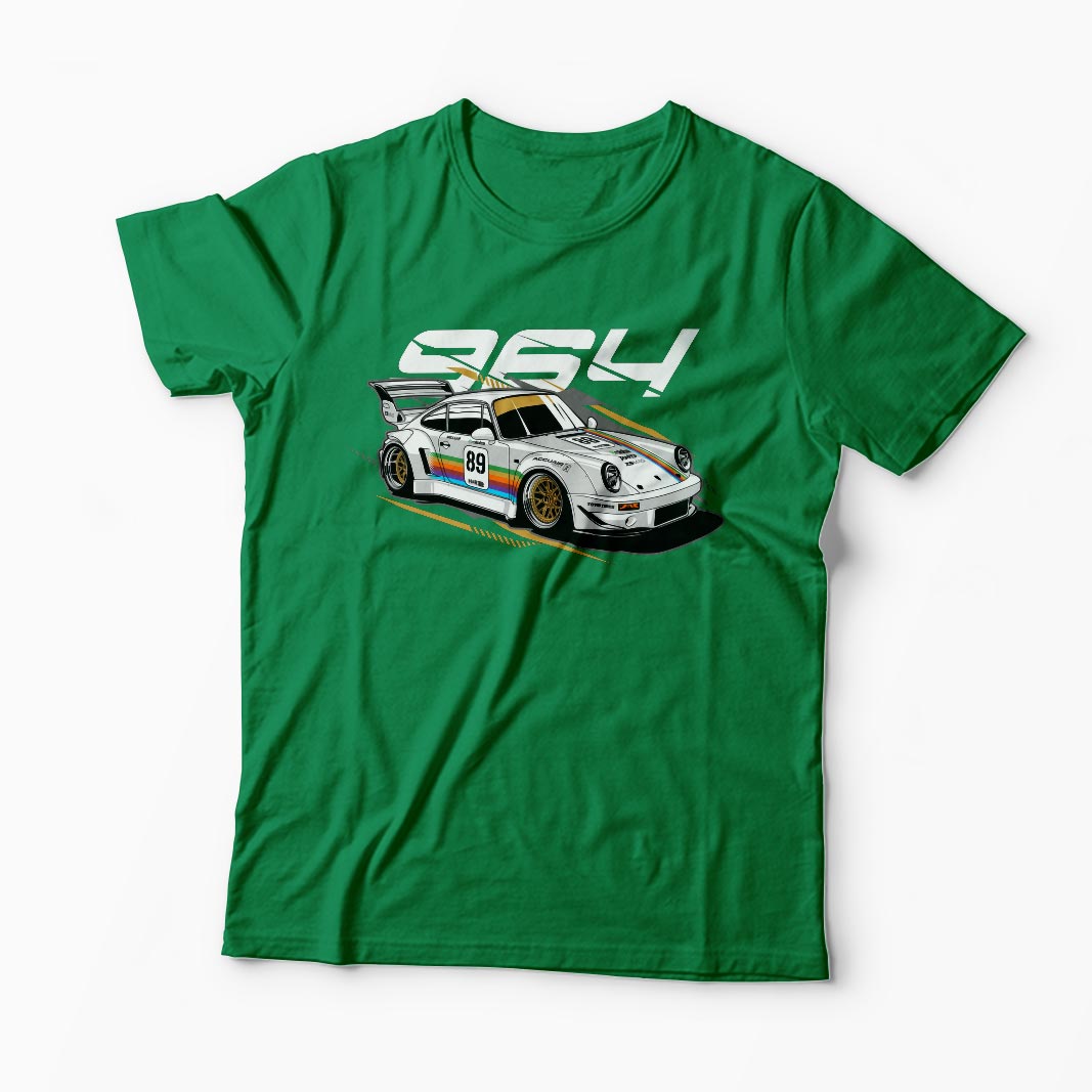 Tricou Porsche 964 RWB - Bărbați-Verde