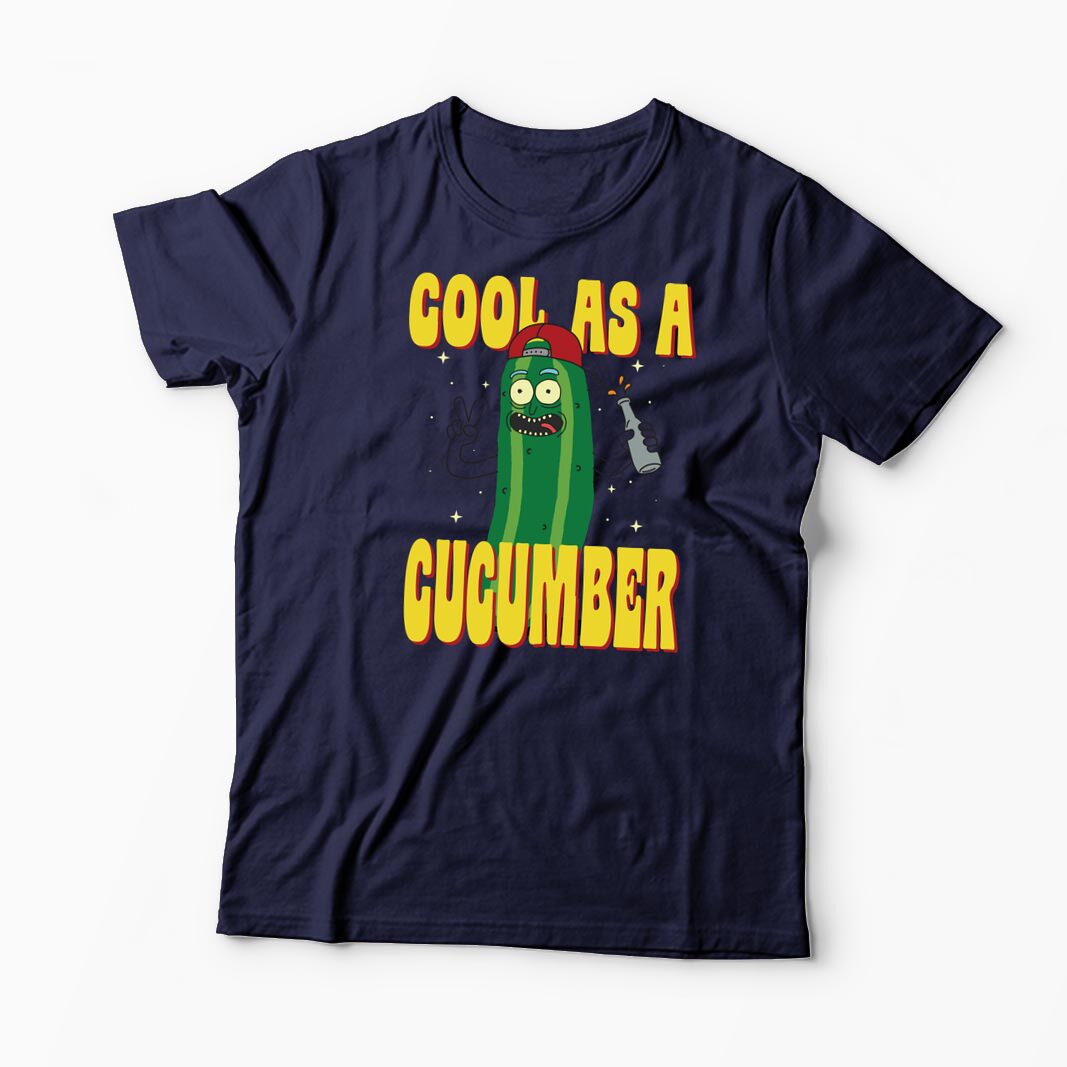 Tricou Rick and Morty Cool As A Cucumber - Bărbați-Bleumarin