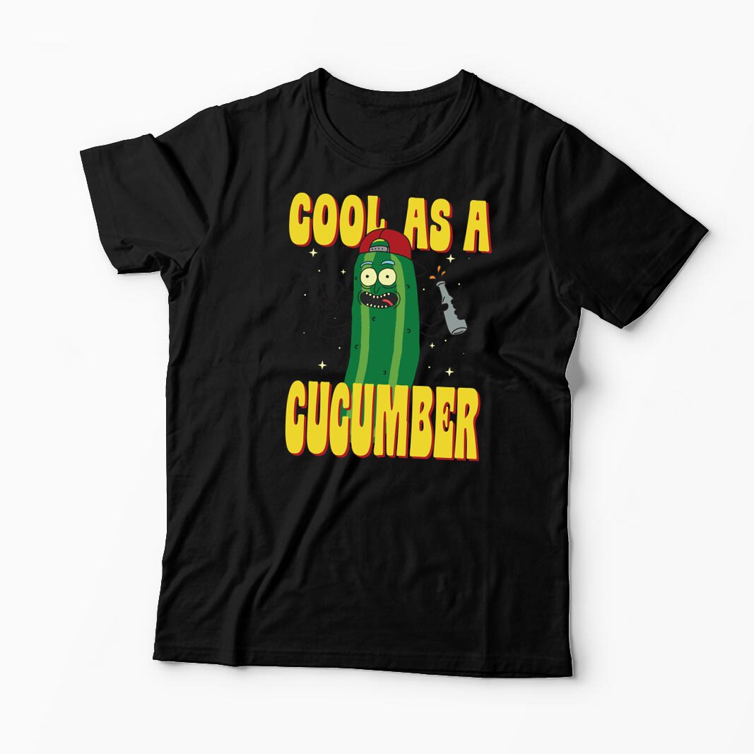 Tricou Rick and Morty Cool As A Cucumber - Bărbați-Negru