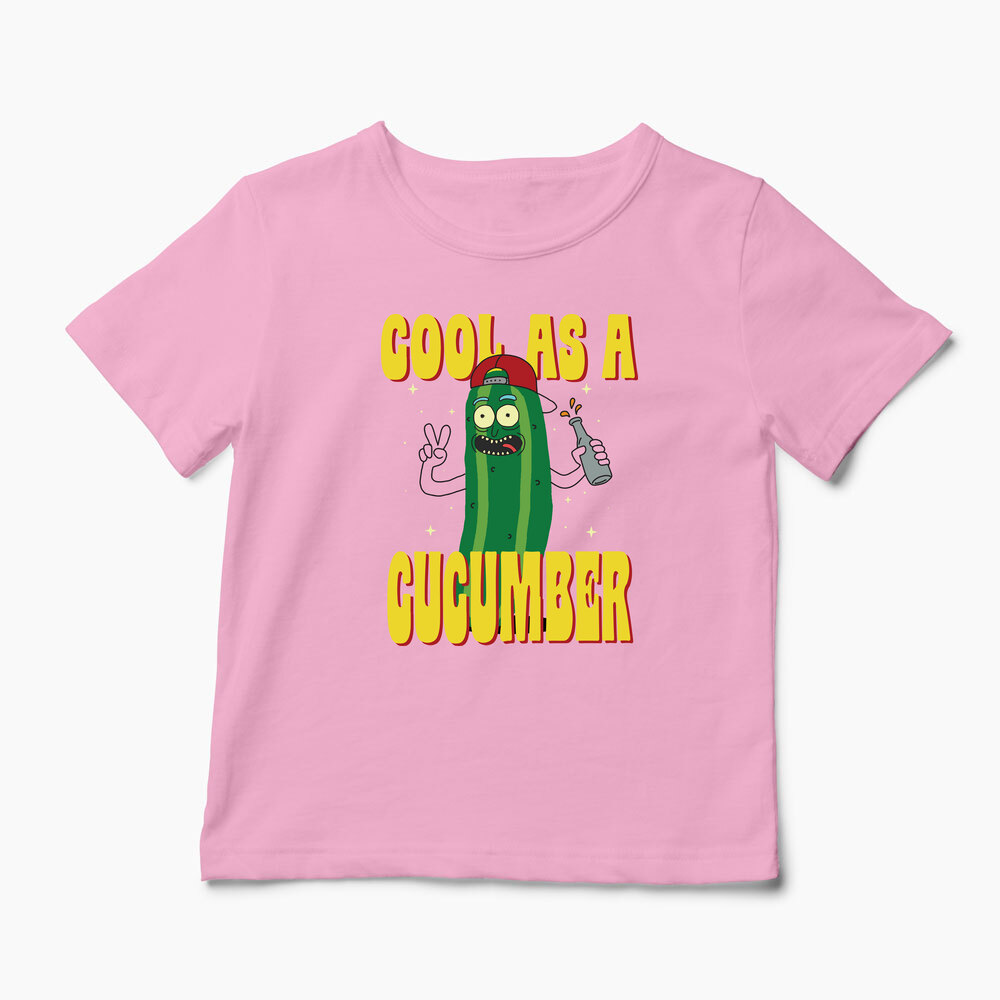 Tricou Rick and Morty Cool As A Cucumber - Copii-Roz