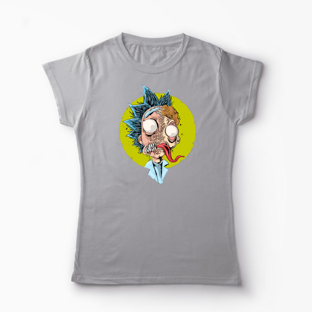 Tricou Rick Sanchez Fusion Venom - Femei-Gri