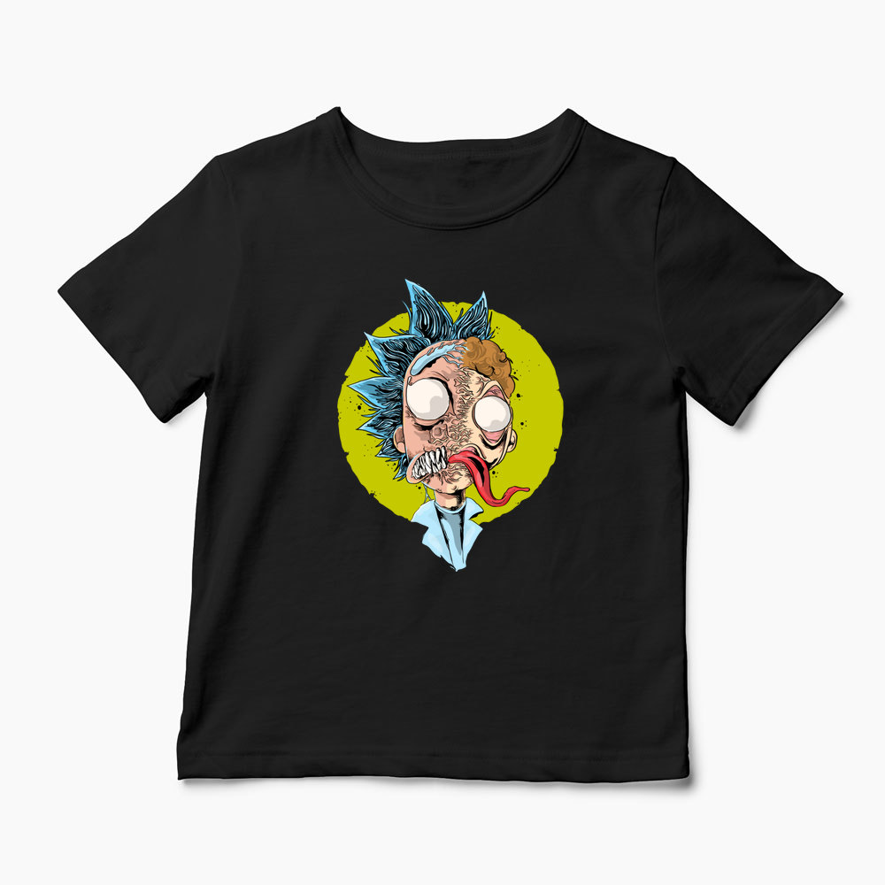 Tricou Rick Sanchez Fusion Venom - Copii-Negru