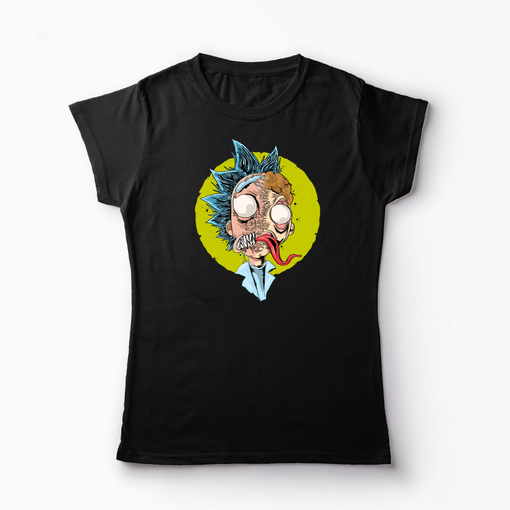 Tricou Rick Sanchez Fusion Venom - Femei-Negru