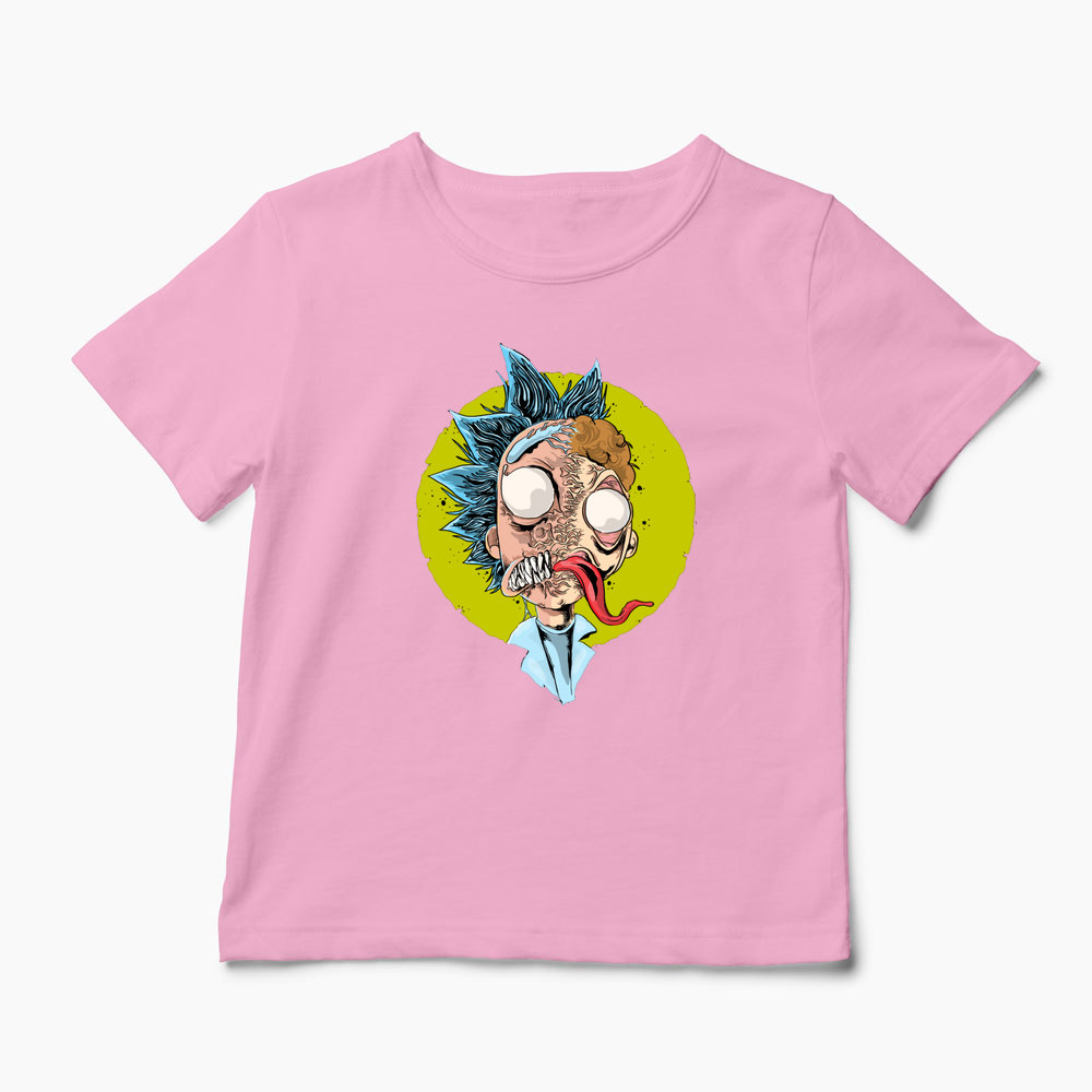 Tricou Rick Sanchez Fusion Venom - Copii-Roz