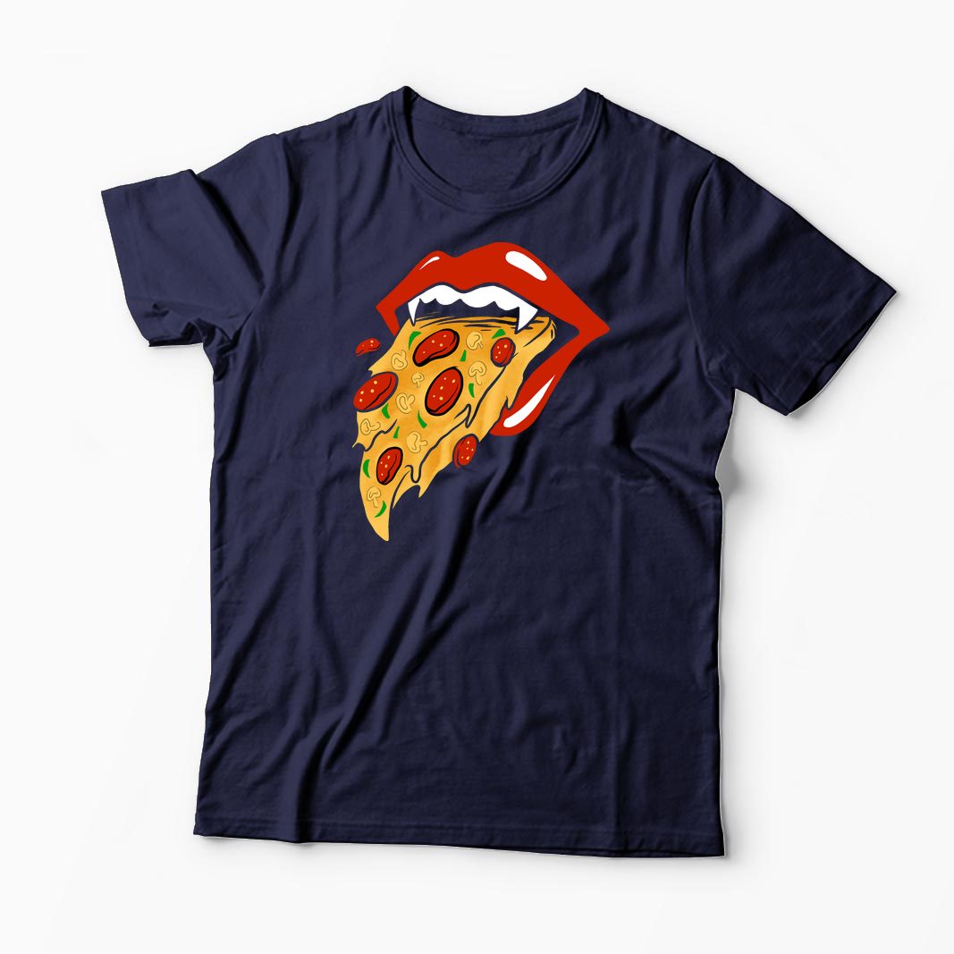 Tricou Rolling Stones Pizza - Bărbați-Bleumarin