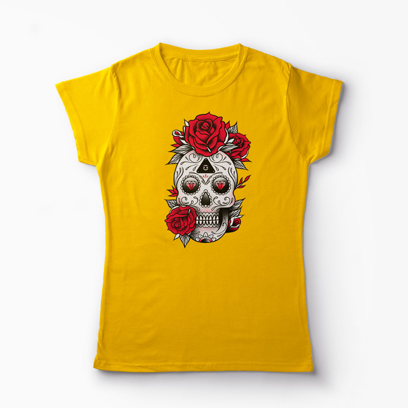 Tricou Skull Candy - Femei-Galben