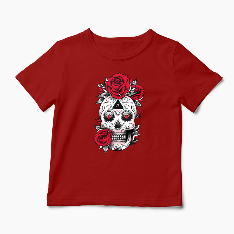 Tricou Skull Candy - Copii-Roșu