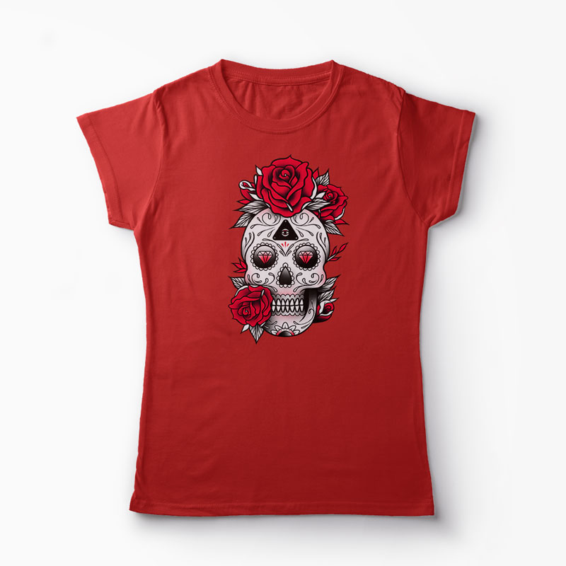 Tricou Skull Candy - Femei-Roșu