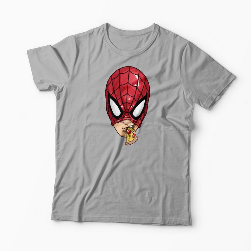 Tricou Spiderman Pizza - Bărbați-Gri