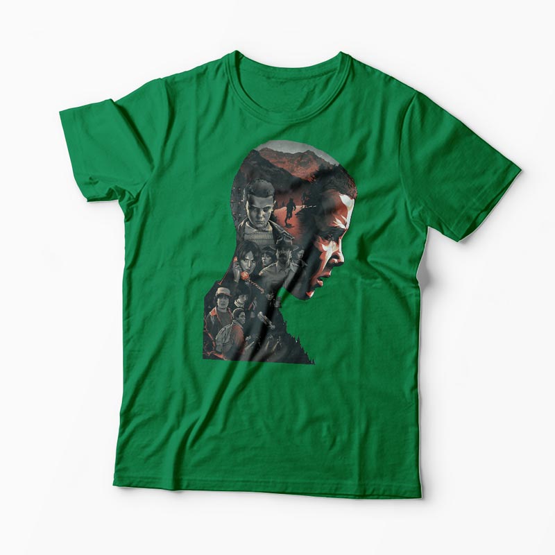 Tricou Stranger Things Eleven Gang - Bărbați-Verde