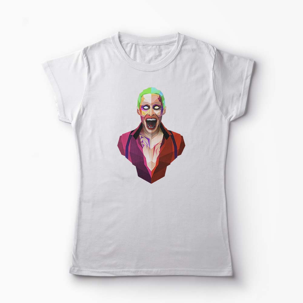 Tricou Suicide Squad Clown - Femei-Alb