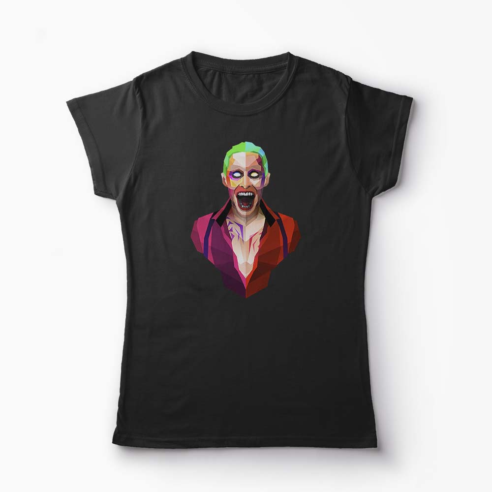 Tricou Suicide Squad Clown - Femei-Negru