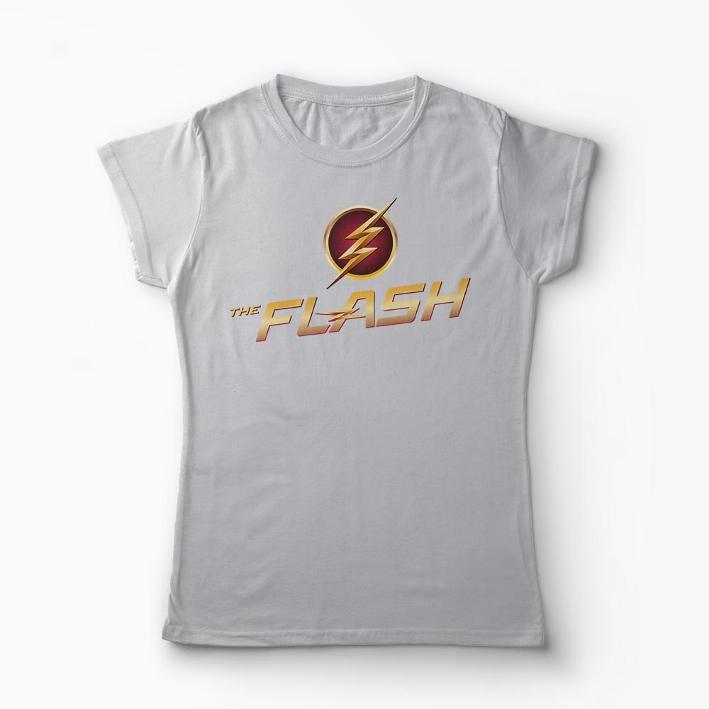 Tricou The Flash Logo - Femei-Gri