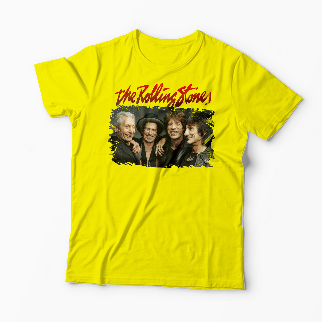 Tricou The Rolling Stones - Bărbați-Galben