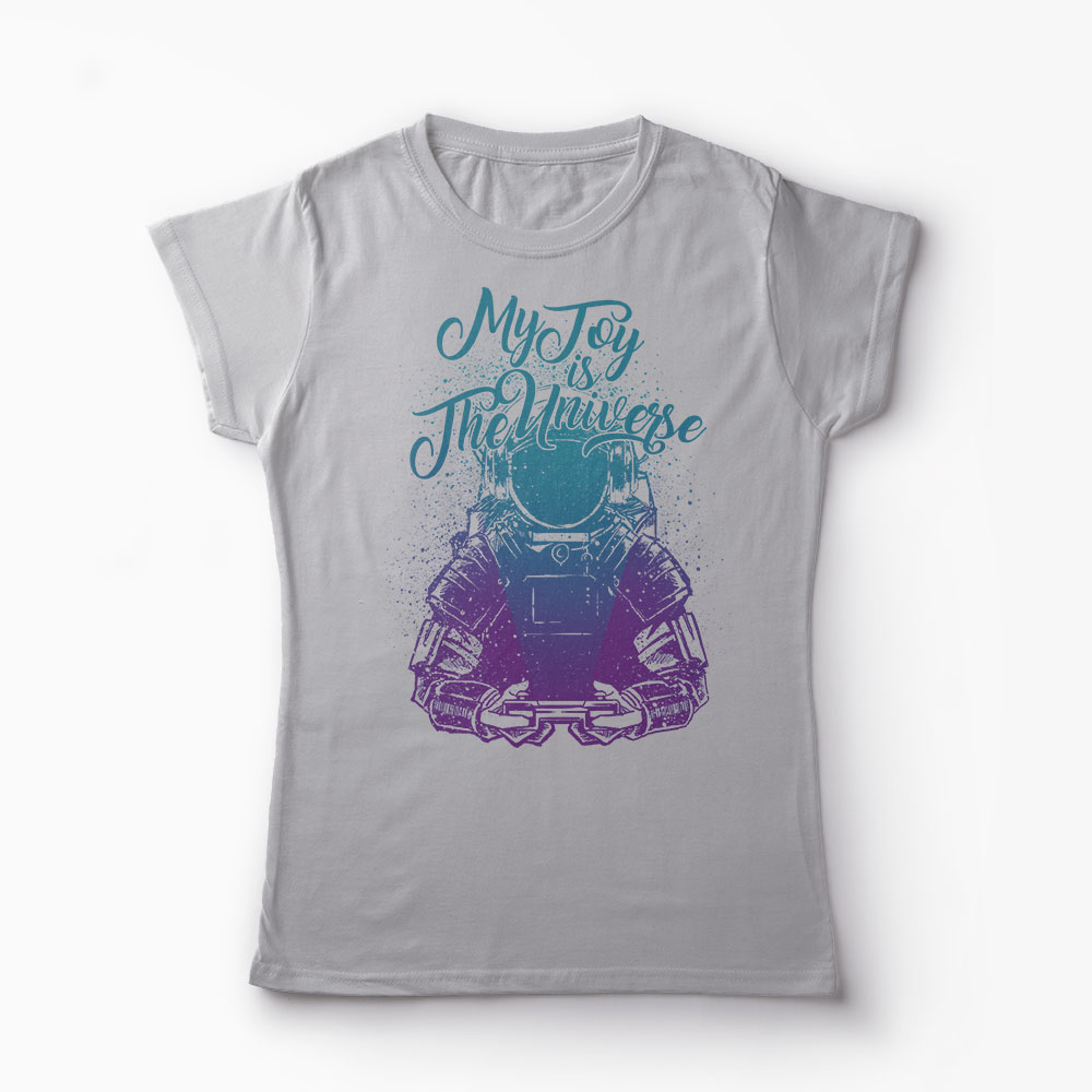 Tricou The Universe - Femei-Gri