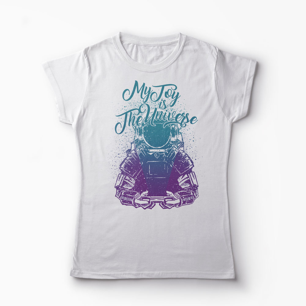 Tricou The Universe - Femei-Alb